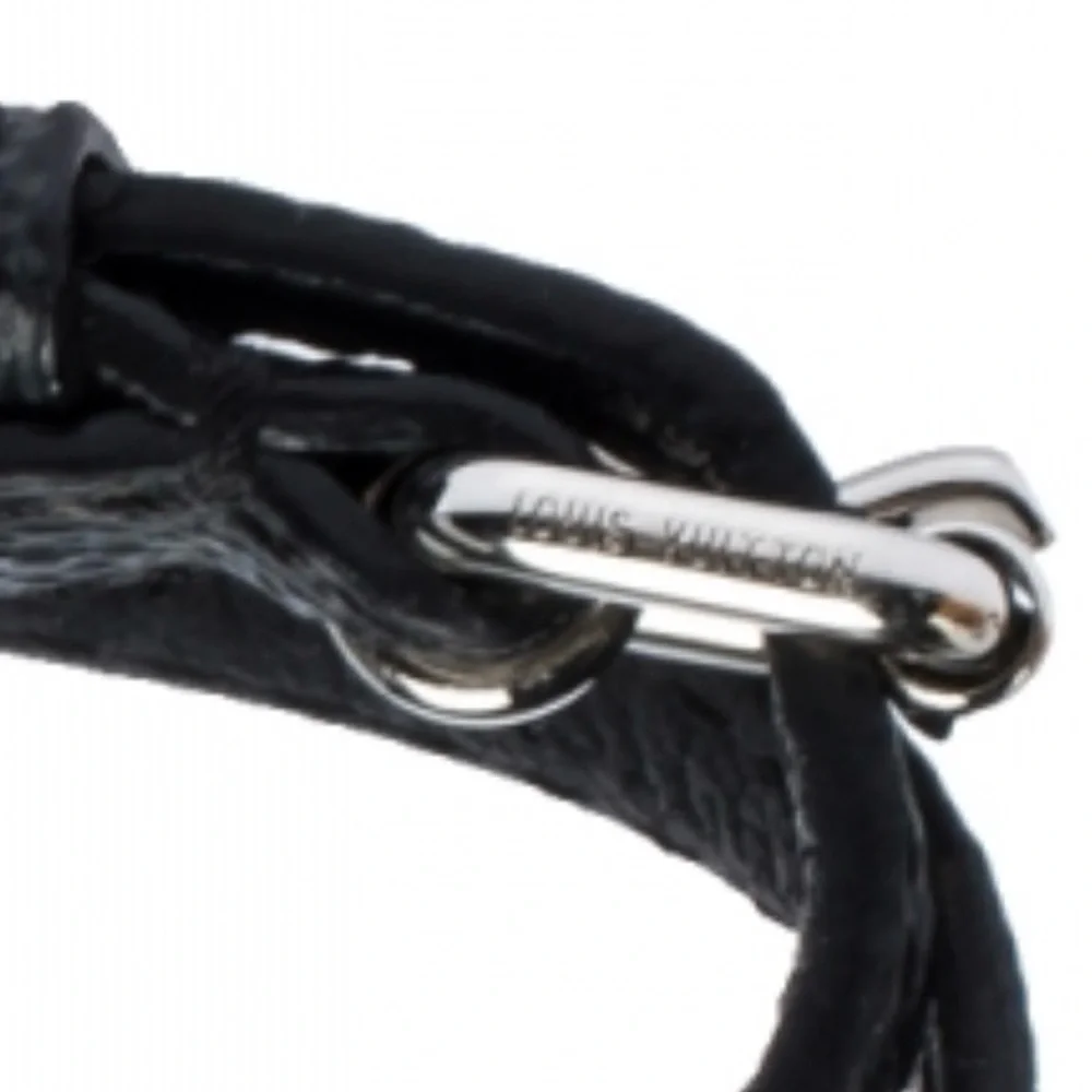 Louis Vuitton Damier Graphite Sign It Double Wrap Bracelet